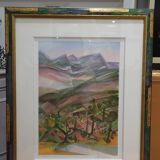 Lithograph signed Hilaire