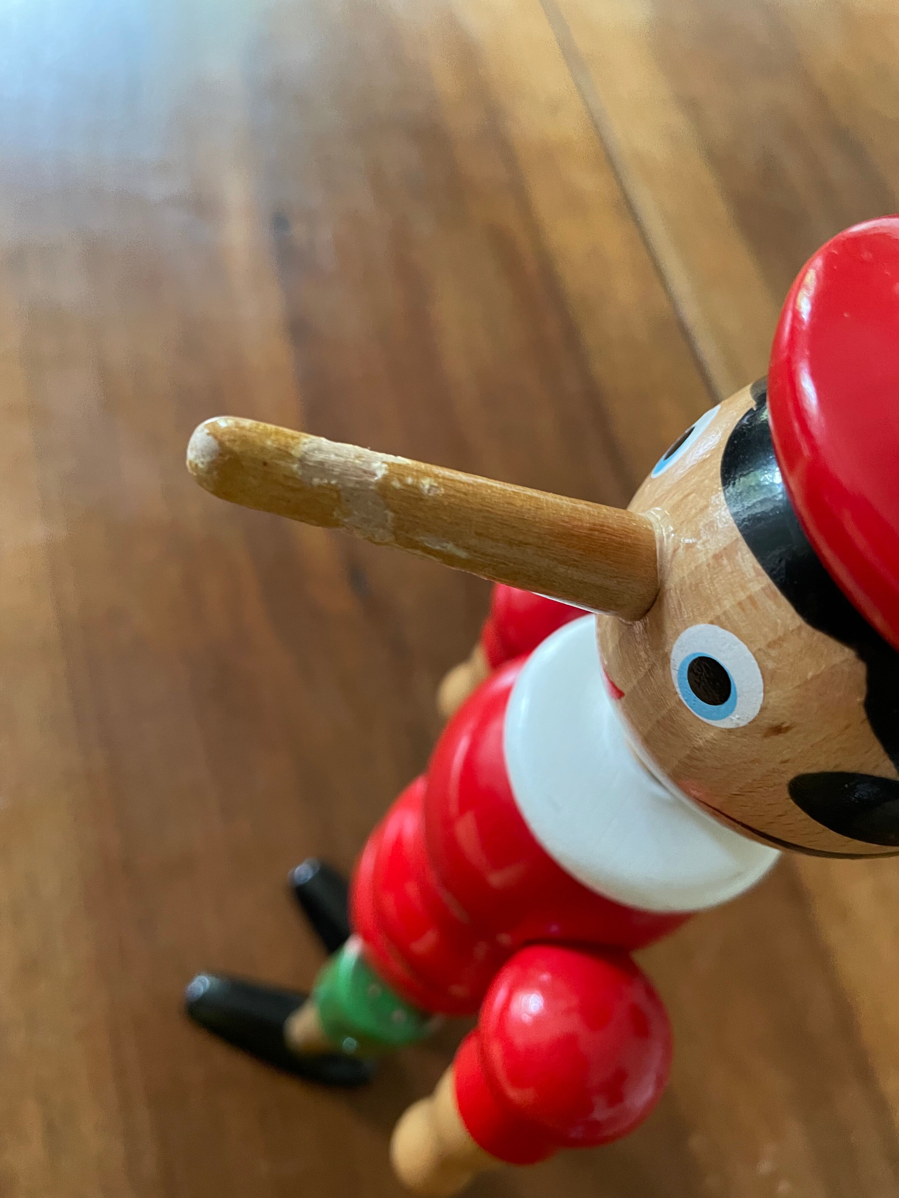 Articulated wooden Pinocchio H40