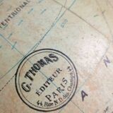 Terrestrial globe G Thomas Paris