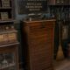 Old louvered furniture