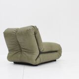 Pagru leather lounge chairs Claudio Vagnoni 1P Italy 1971