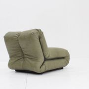 Pagru leather lounge chairs Claudio Vagnoni 1P Italy 1971