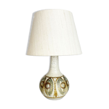 Ceramic studio pottery table light base by soholm  ceramic denmark 1970