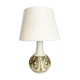 Ceramic studio pottery table light base by soholm  ceramic denmark 1970