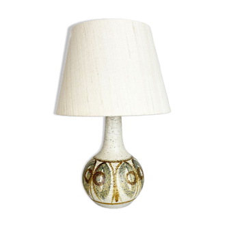 Ceramic studio pottery table light base by soholm  ceramic denmark 1970