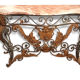 Large console wrought iron of 1900 era
