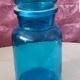 Green glass apothecary jar Belgium