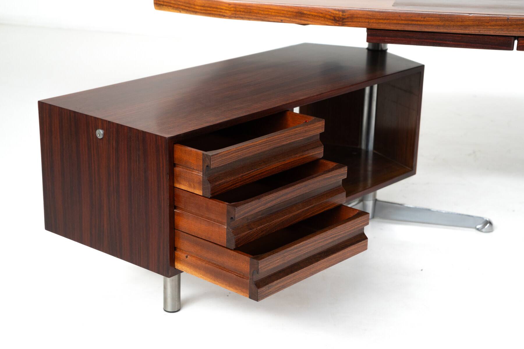 Executive Desk by Osvaldo Borsani for Tecno, Italy, 1960s