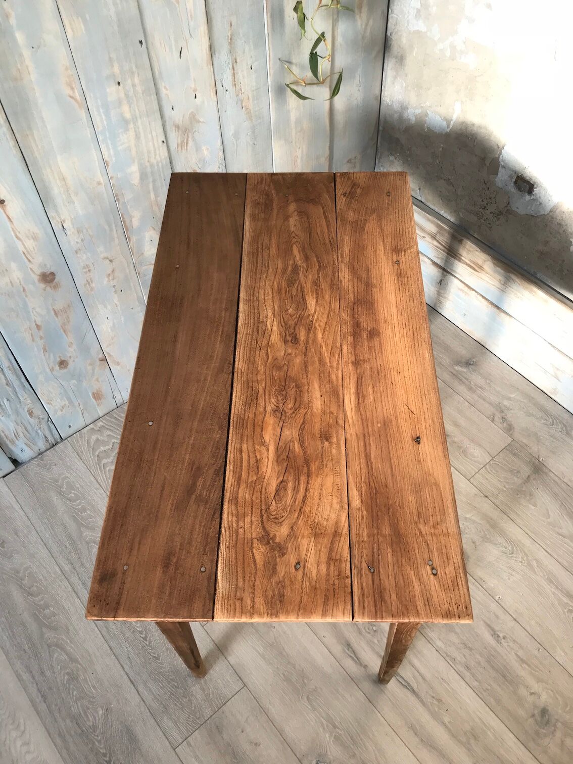 Table d'appoint esprit table de ferme