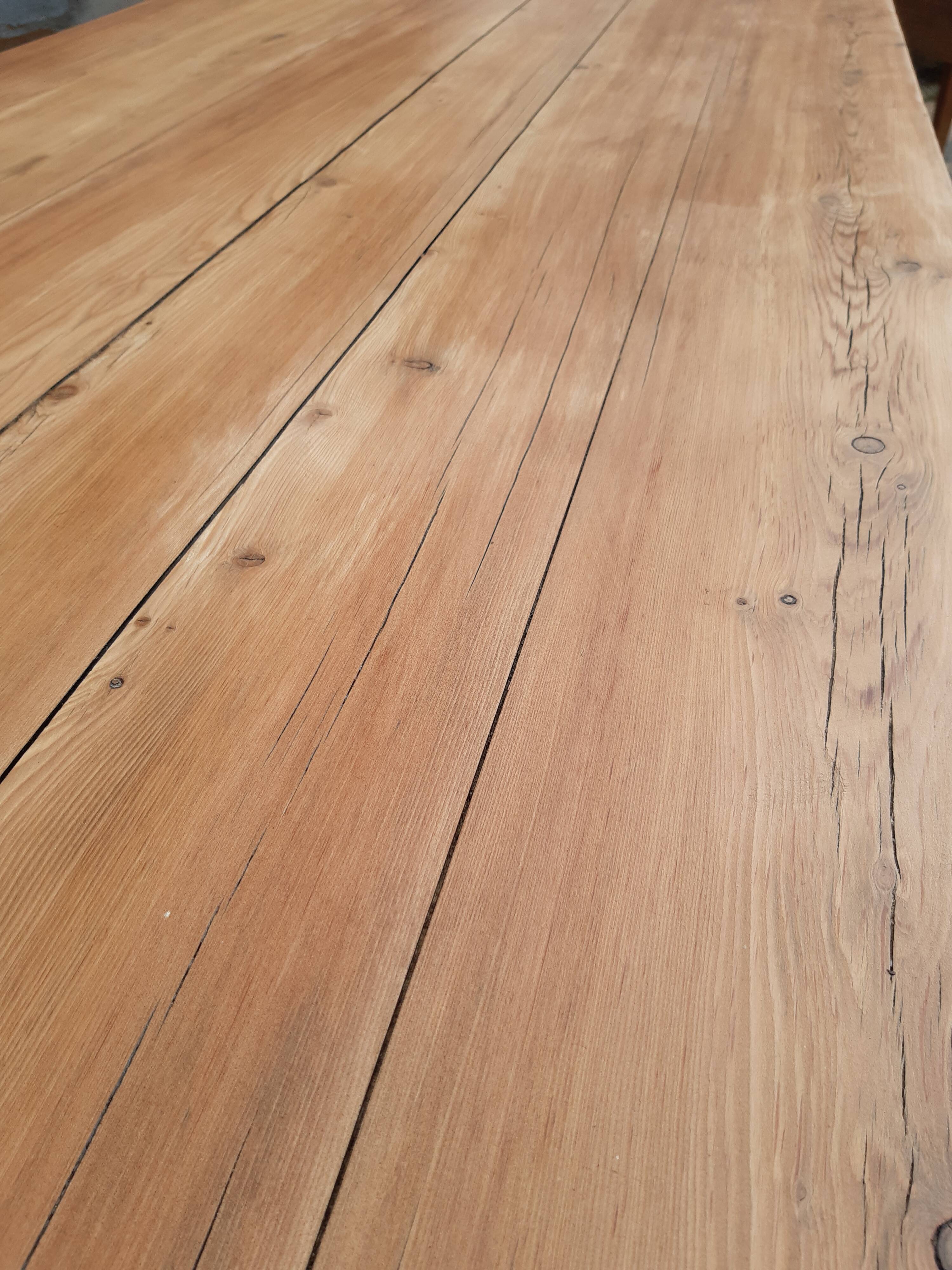 Restored old farmhouse table