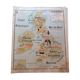 Carte scolaire Vidal Lablache n°28 Iles Britanniques