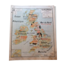 School map Vidal-Lablache No. 28 British Isles
