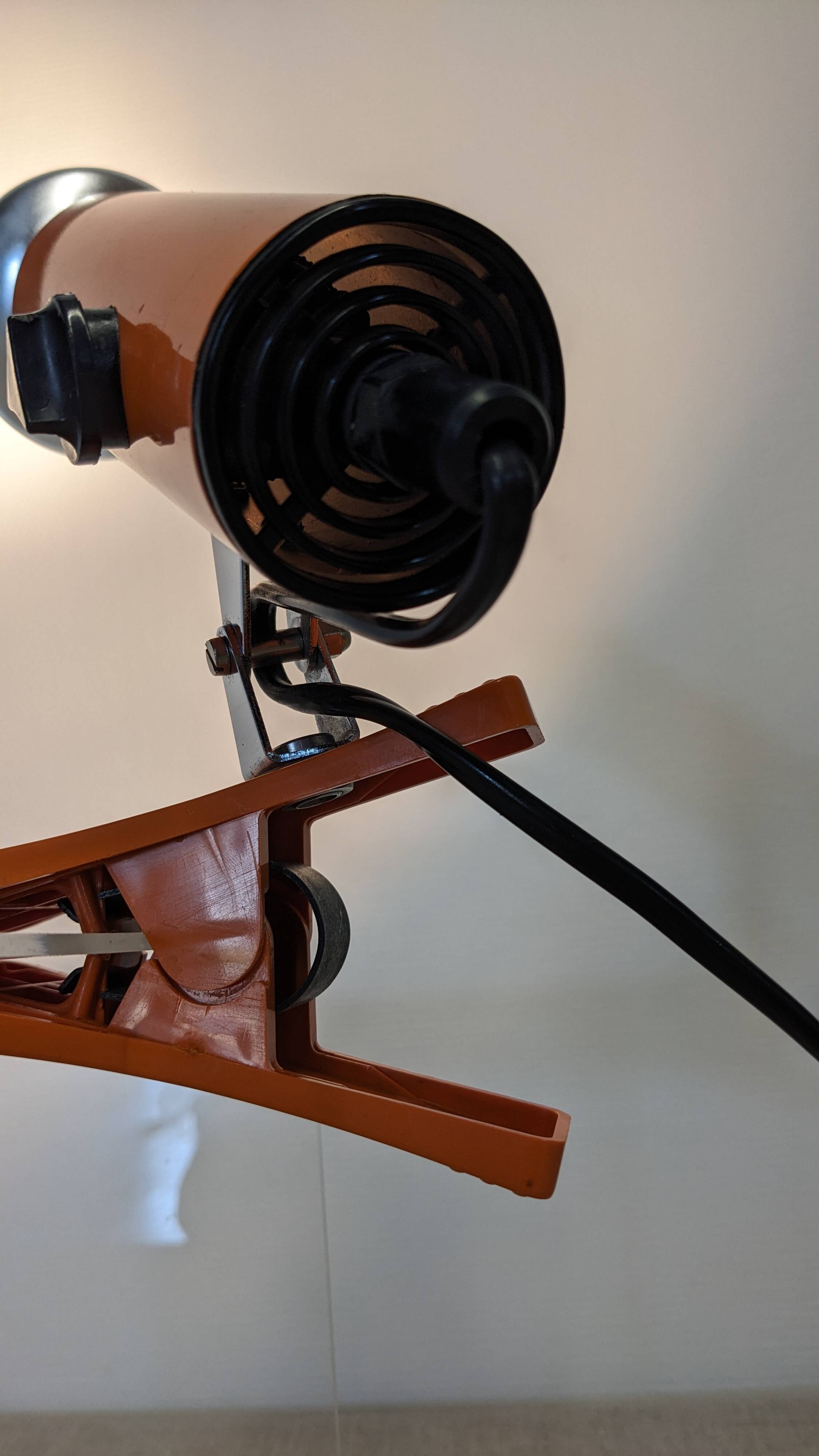 Italian clamp spotlight by Targetti, 1960s-70s