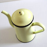 Light yellow glazed coffeepot