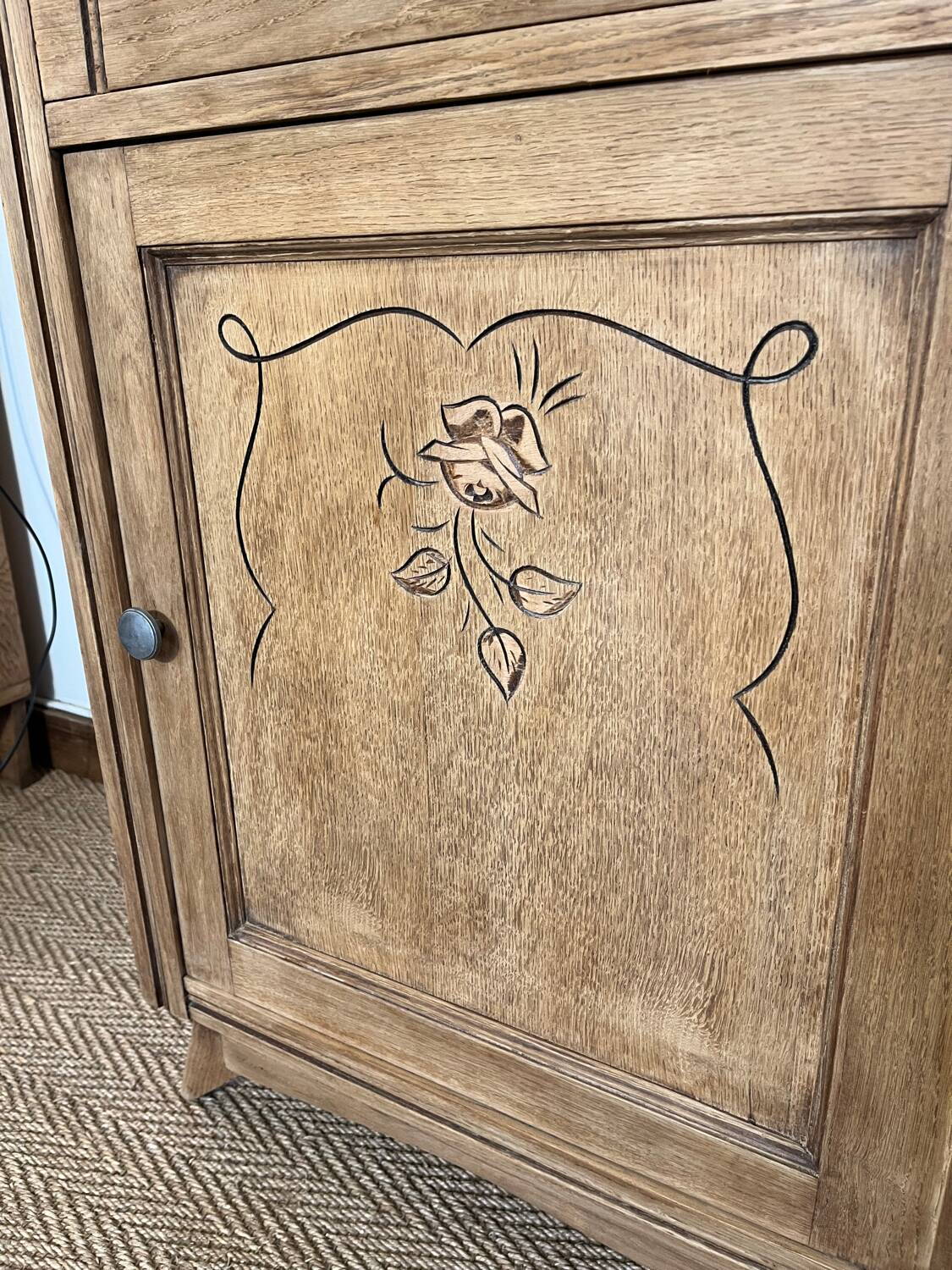 Confiturier vintage solid wood storage unit