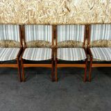 4x 60s 70s teak chairs Chair Dining Chair Henning Kjaernulf Danish 60s