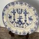 Dish Jules Vieillard Bordeaux 48 cm, 19th century.