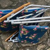 Vintage sunbed lounger