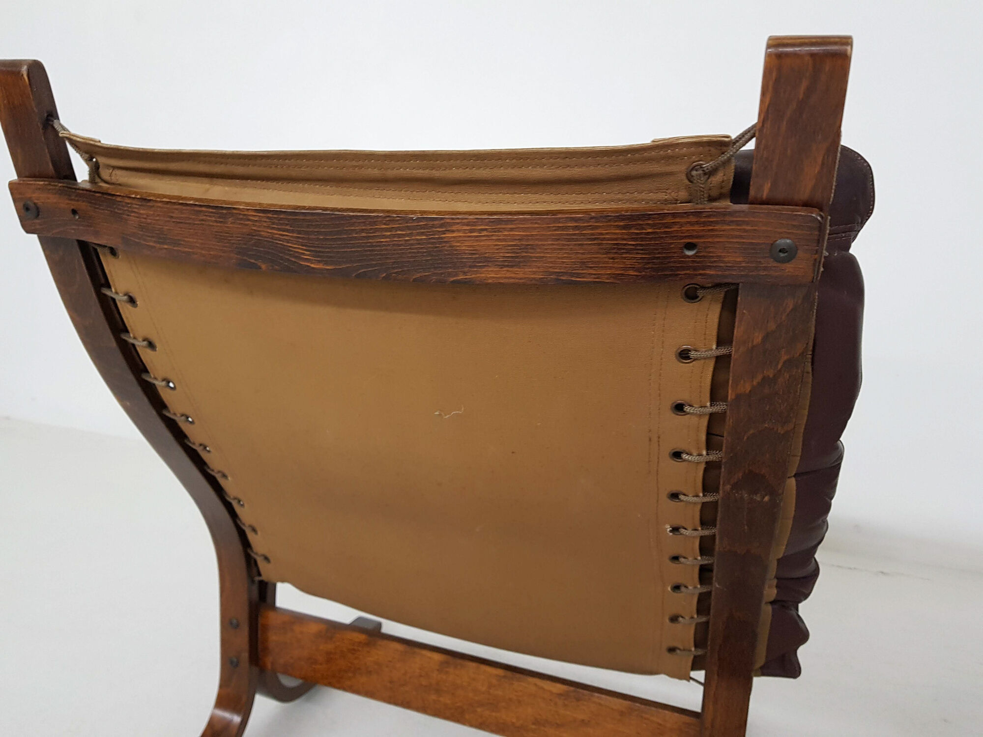 Set of 2 leather Ingmar Relling for Westnofa “Siesta” chairs, Norway 1960’s
