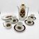 Service à café pop porcelaine fine Schirnding 70's