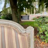 Jean Paul-françois Paire De Fauteuils En Bois Laqué D’époque Louis XVI XVIII Eme Siècle