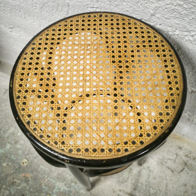 Canned seated bar stool