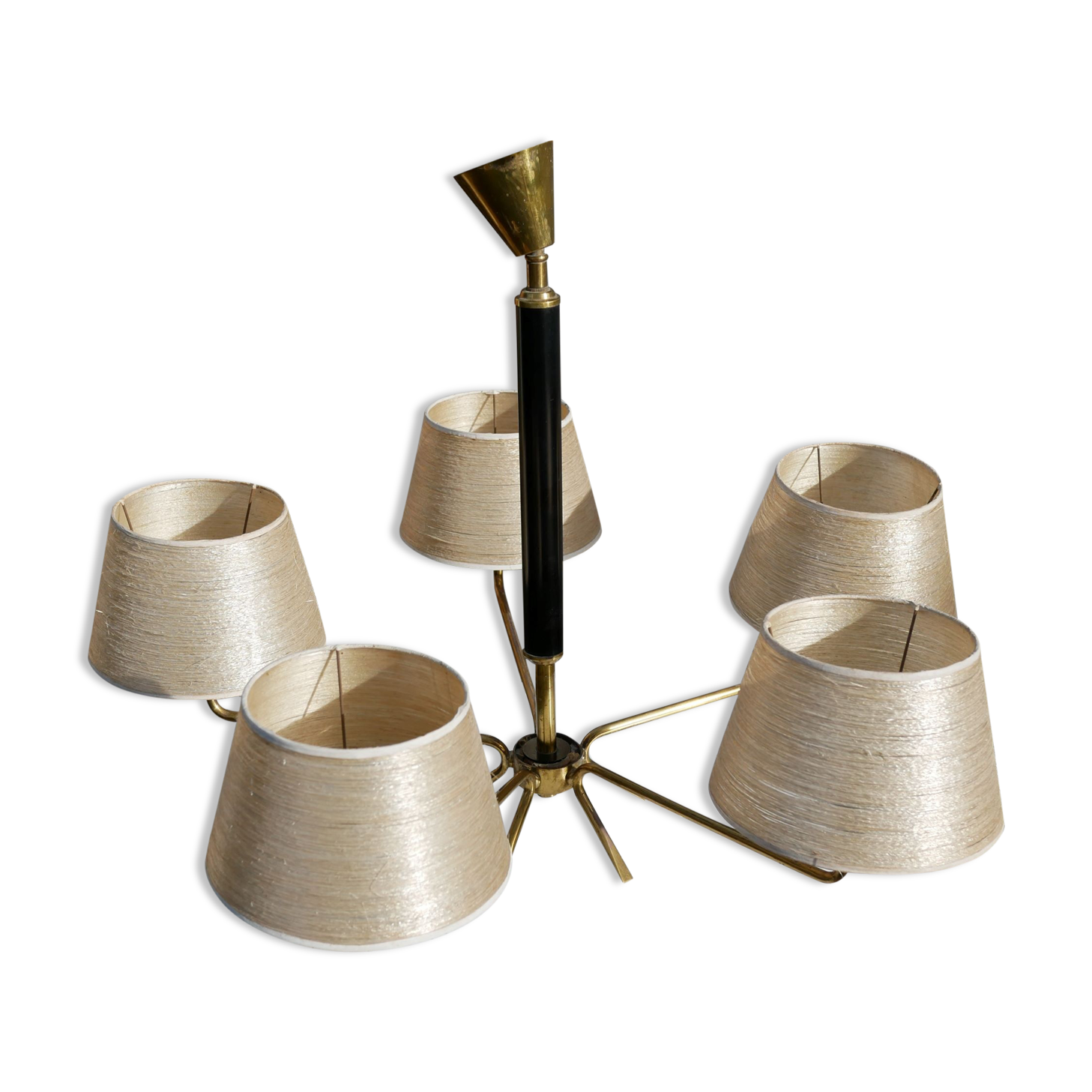 Vintage brass chandelier