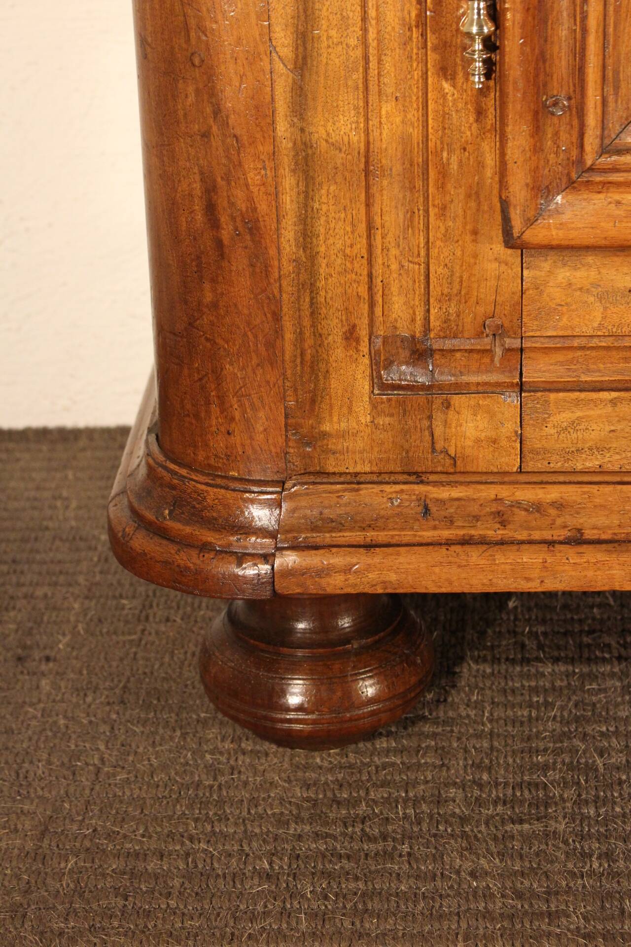 Walnut wardrobe 19th century