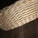 Panier corbeille ronde vintage en osier