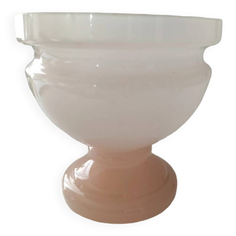 Pink opaline cup.