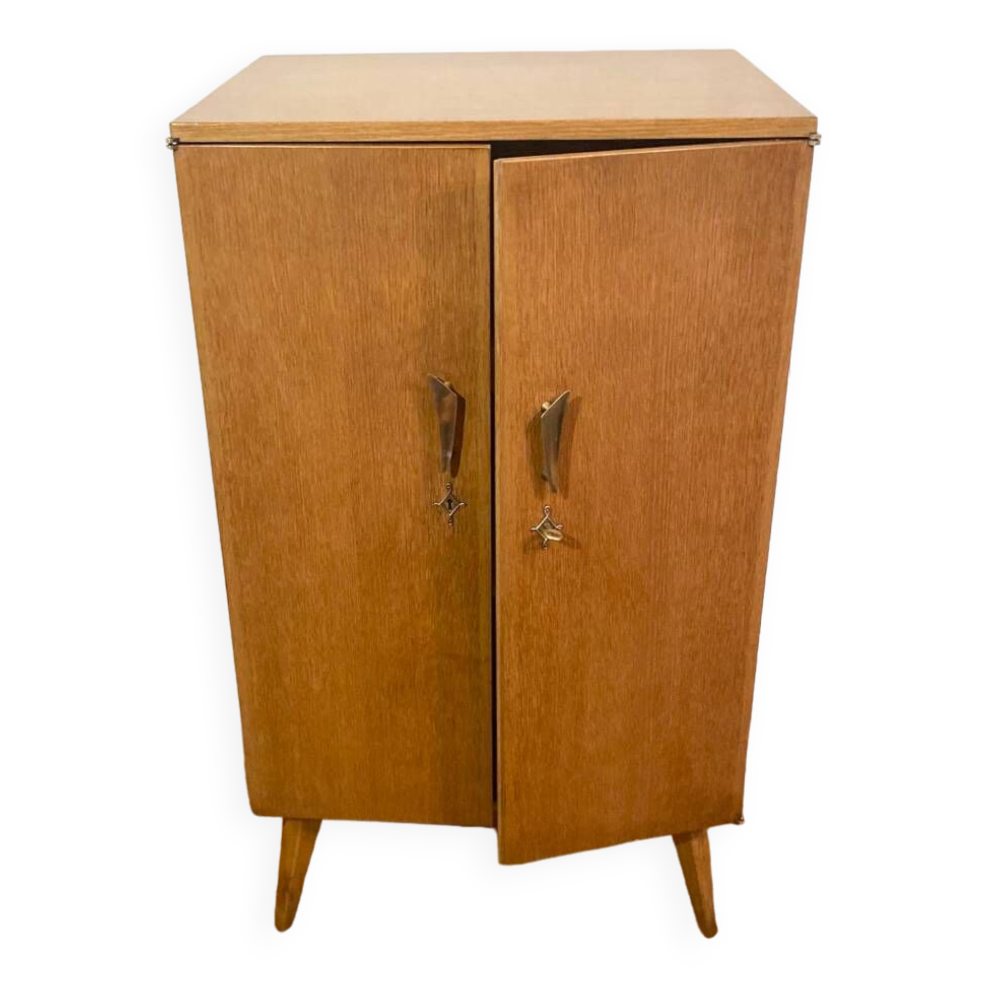 Vintage wardrobe with compass feet