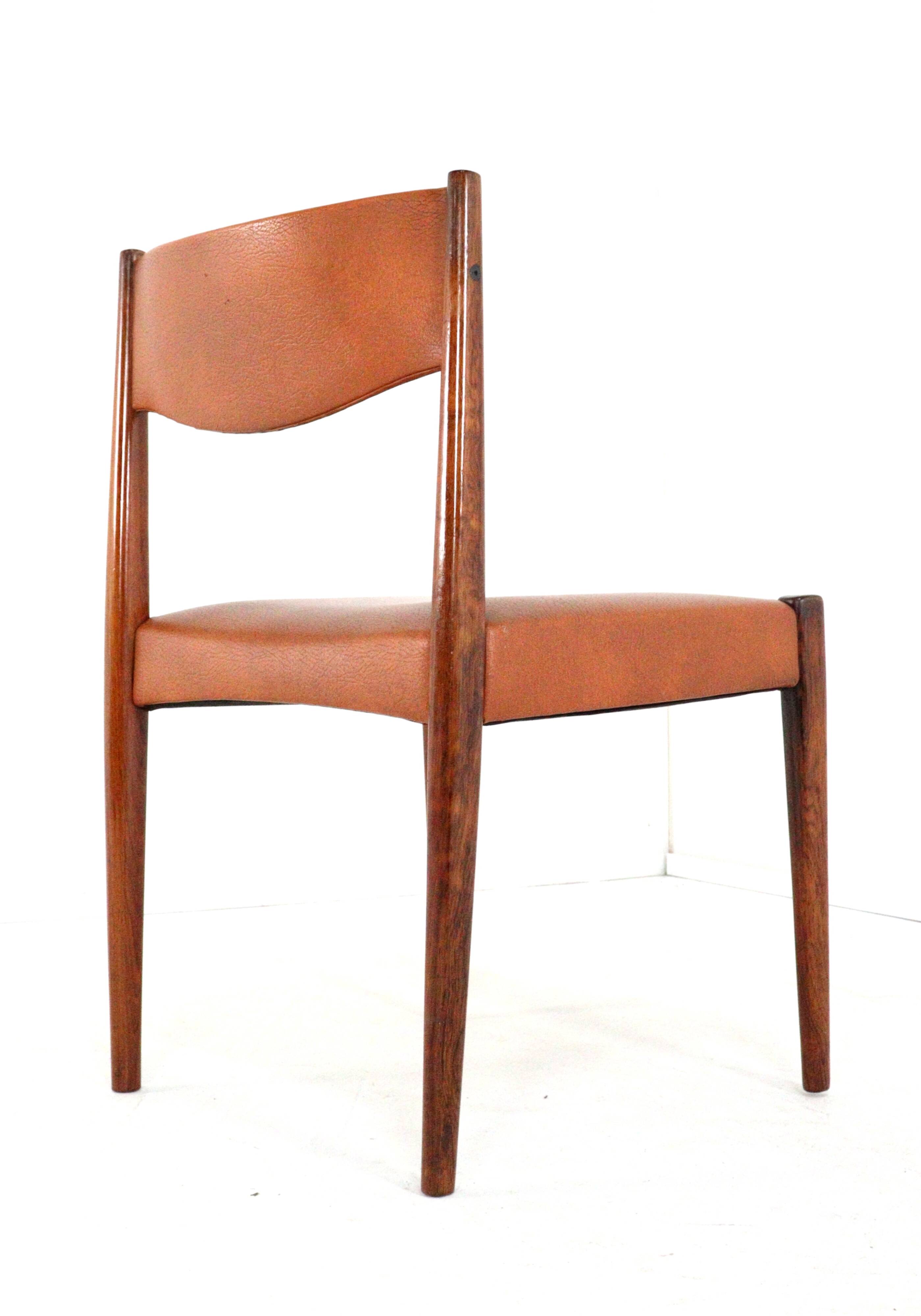 Set of 6 rosewood dining chairs 'Cellemuiden'