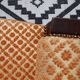 Banquette ancienne tissu velours
