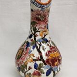 Gien earthenware ewer pitcher peony deco