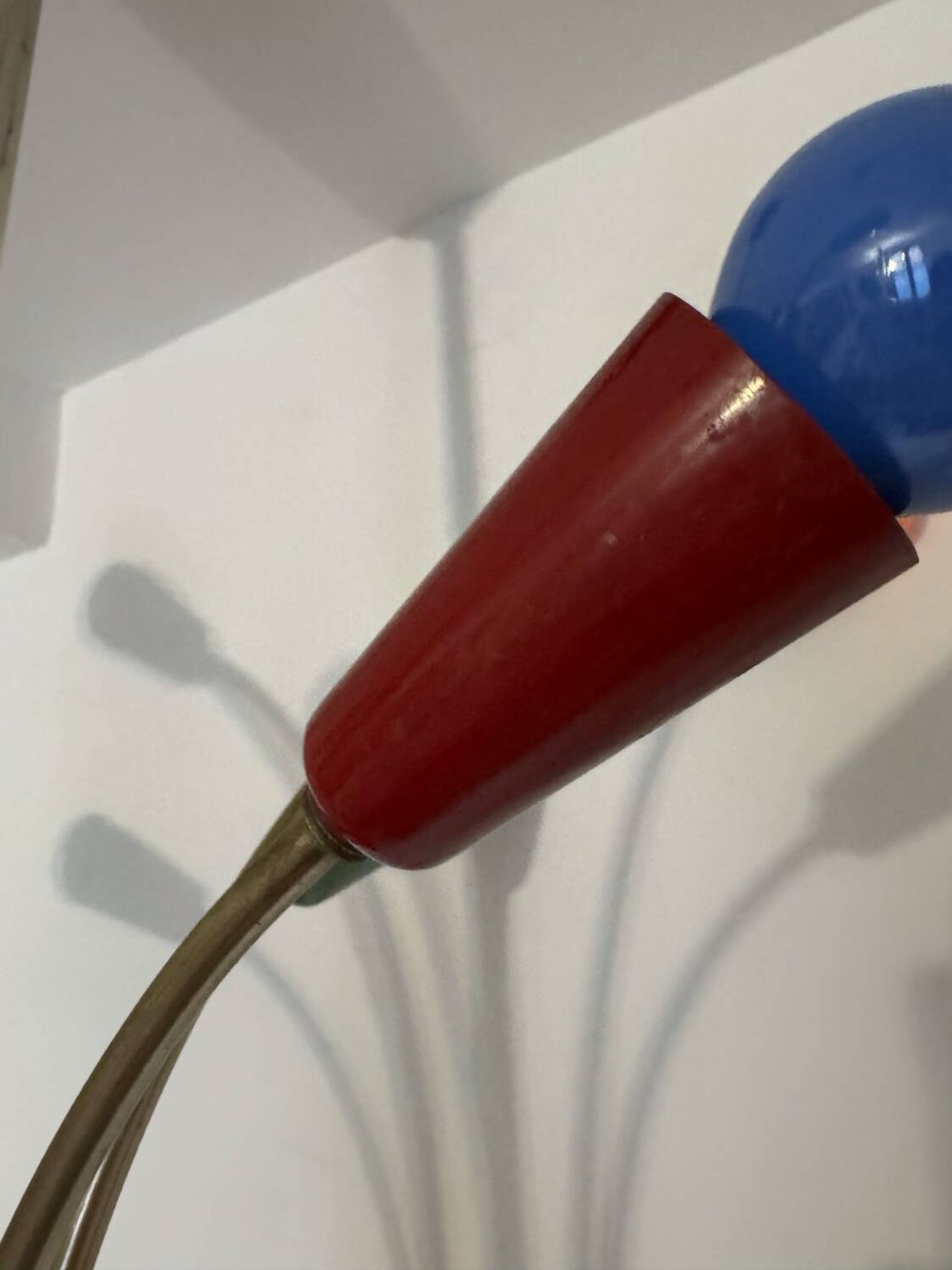 Multicoloured Sputnik chandelier from the 1960s.