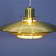Large danish pendant in brass, 1960s