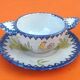 Charolles earthenware bowl with ears / saucer rooster model