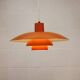 Vintage LOUIS POULSEN PH 4/3 Lamp - 70s Danish Mid Century Modern Pendant