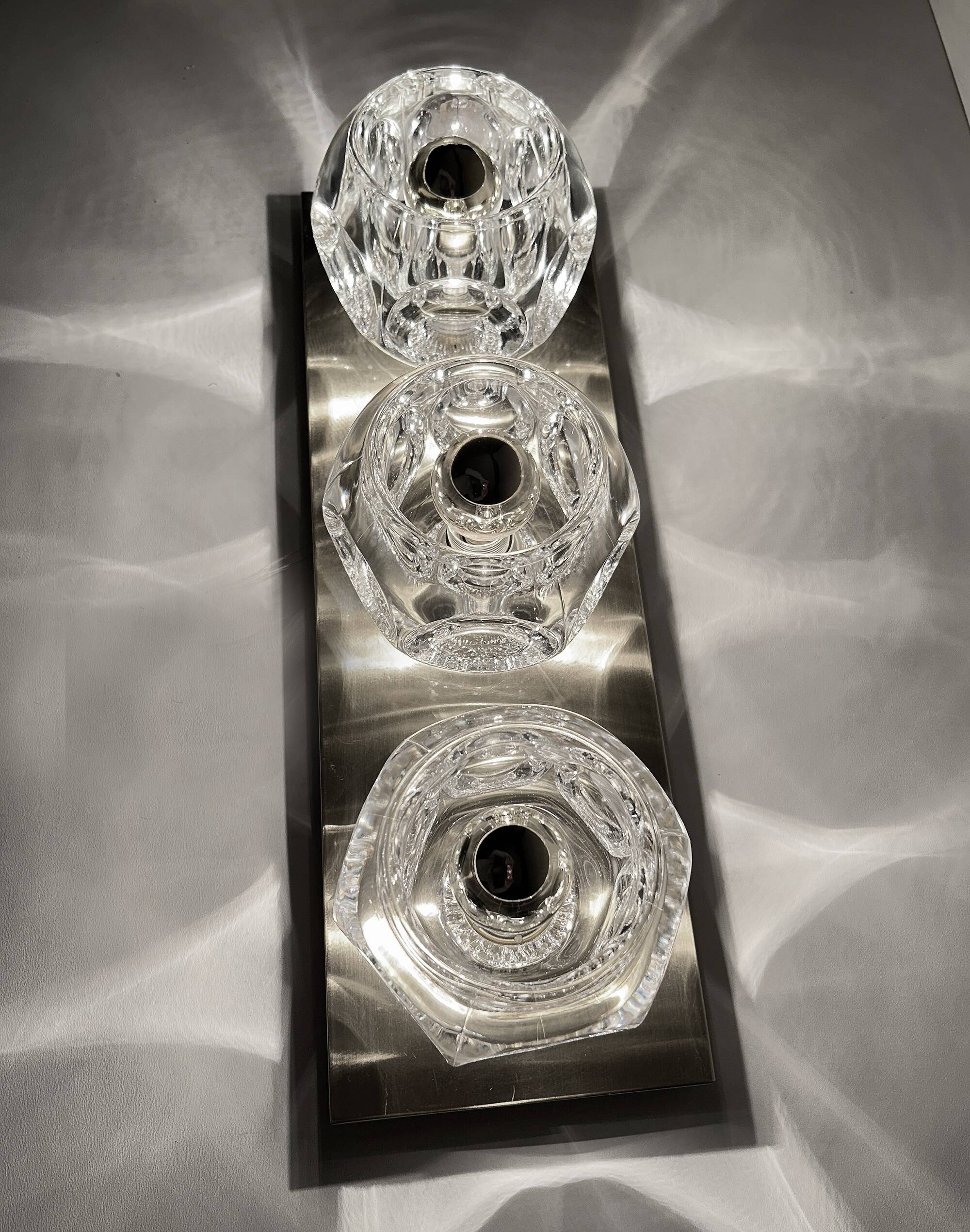 Pair of XXL Vintage Space Age Wall Lights