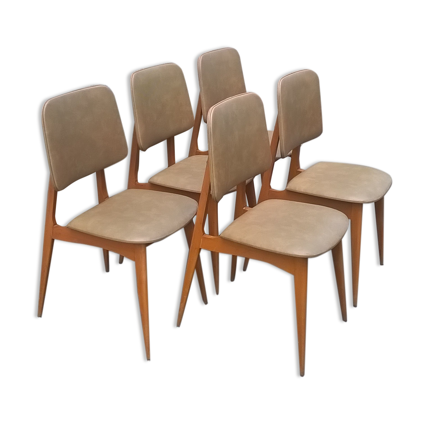 5 chaises style scandinave