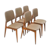 5 chaises style scandinave