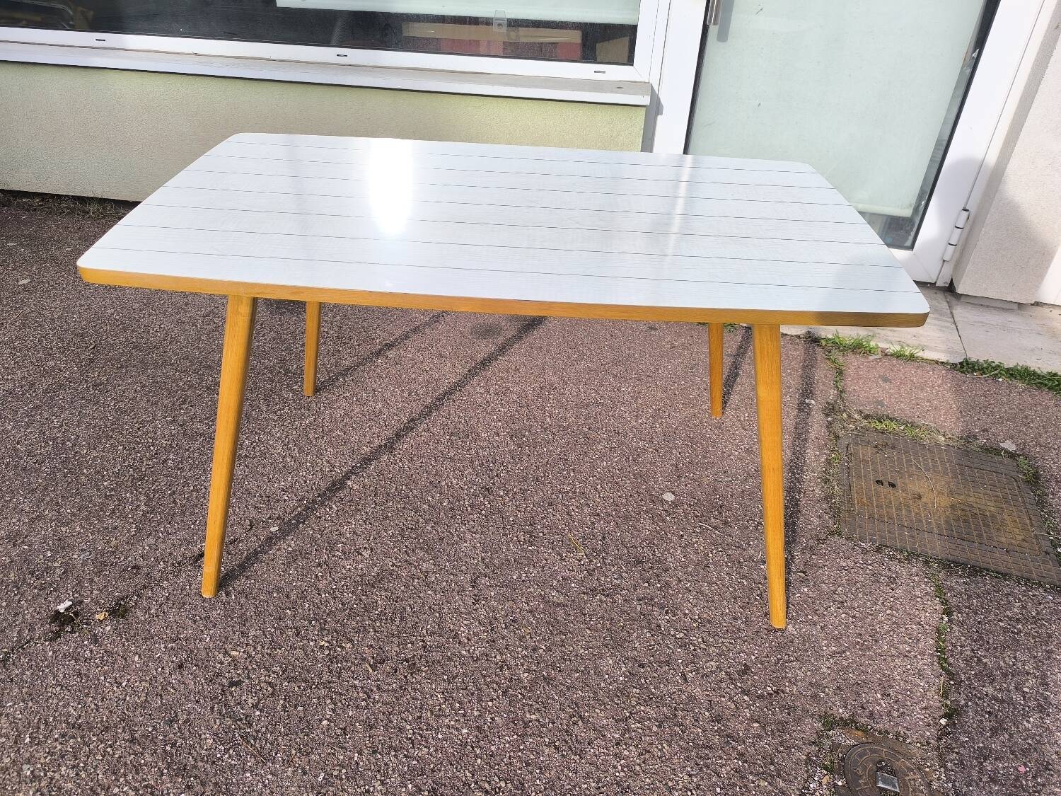 Vintage formica side table