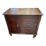 Vintage chest of drawers on wheels from the 60s/70s