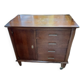 Vintage chest of drawers on wheels from the 60s/70s