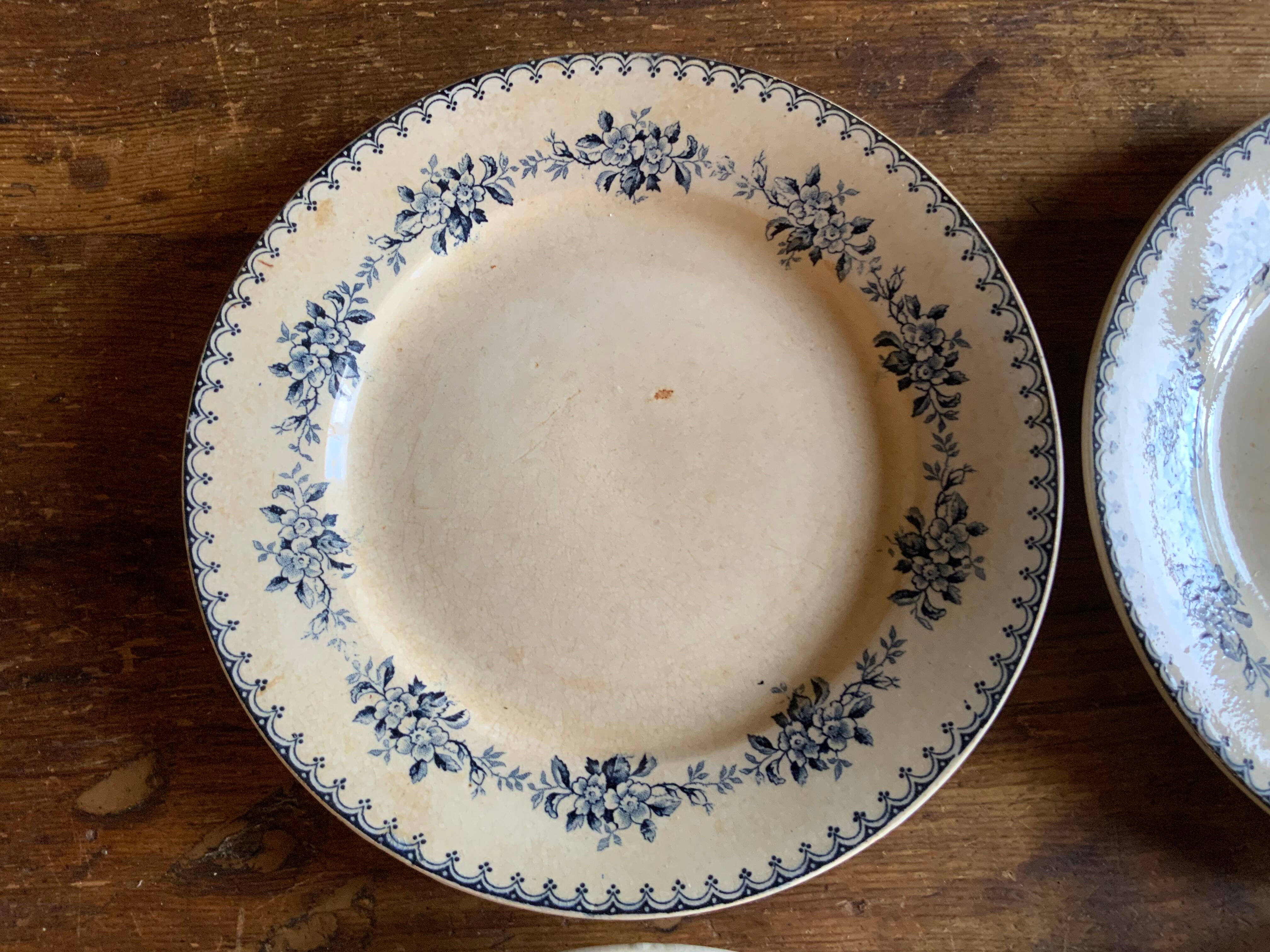 5 plates "Arcachon" Iron Land