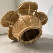 Vivai del sud “flower” rattan coffee table
