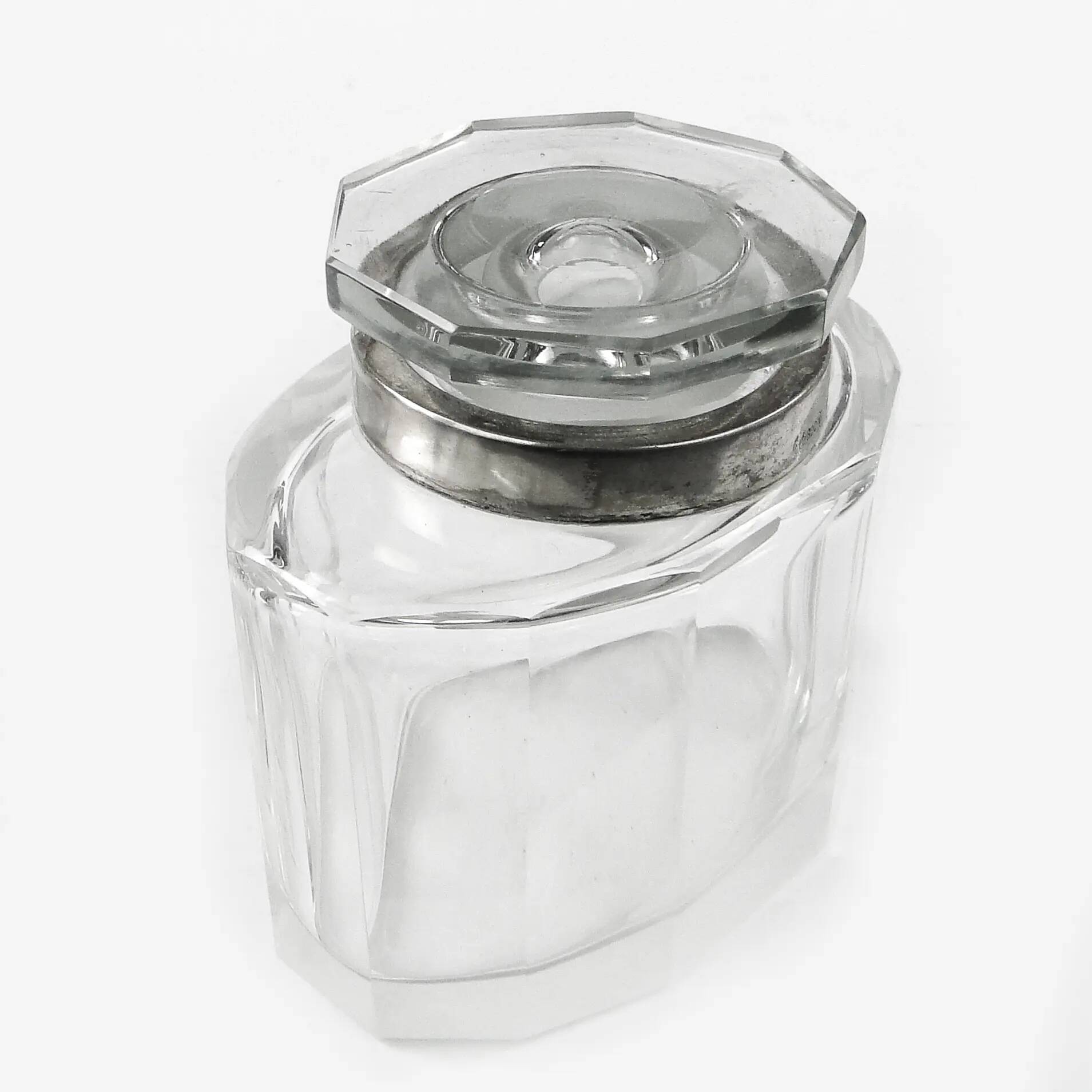 Covered dish, Modernism, crystal, silver, Germany, 19th century