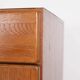 Oak and brushed metal sideboard