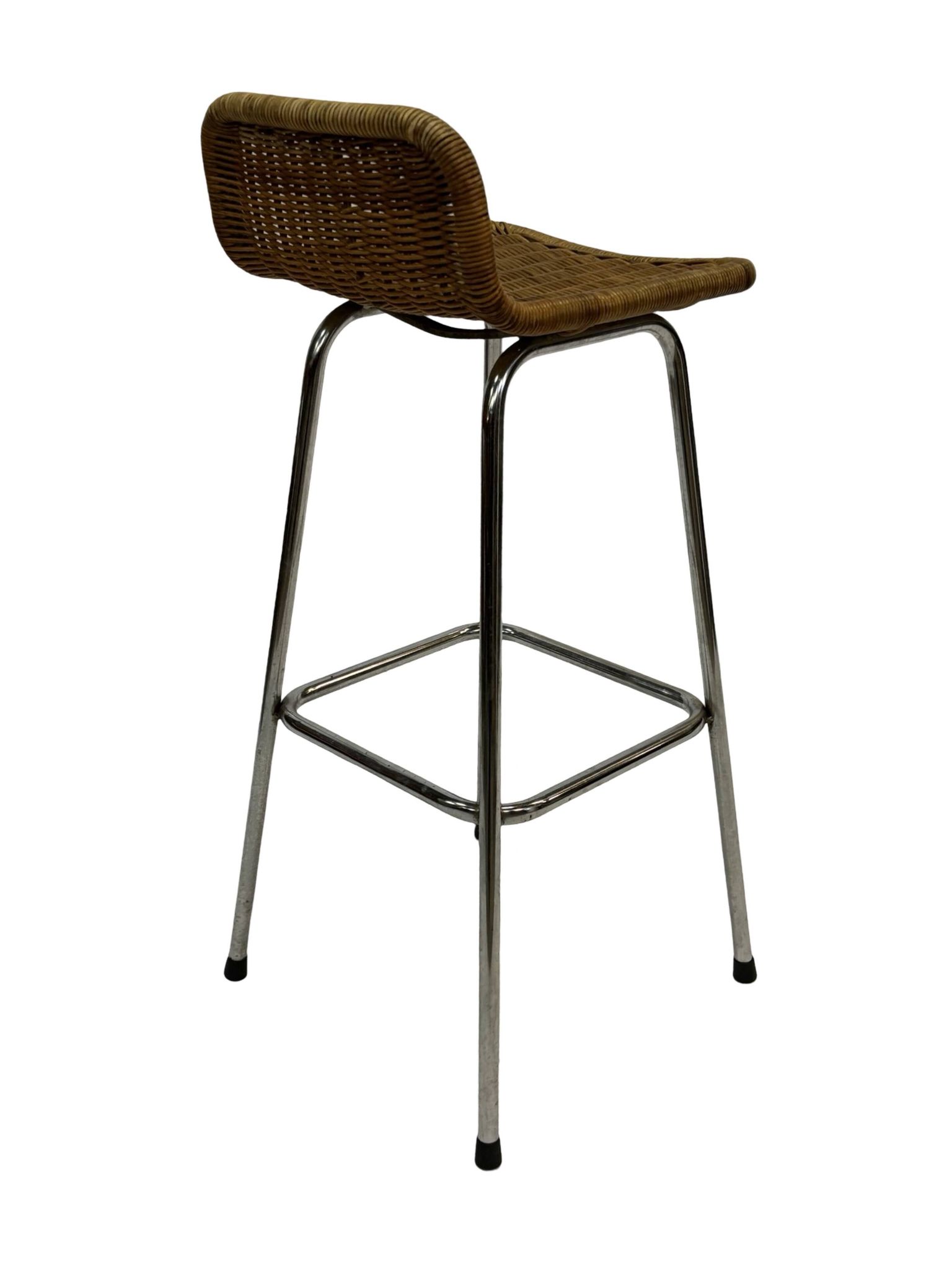 Vintage stool barstool Dirk van Sliedregt Rohe Noordwolde 1960 Netherlands