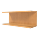 Blonde Wood Veneer Wall Shelf